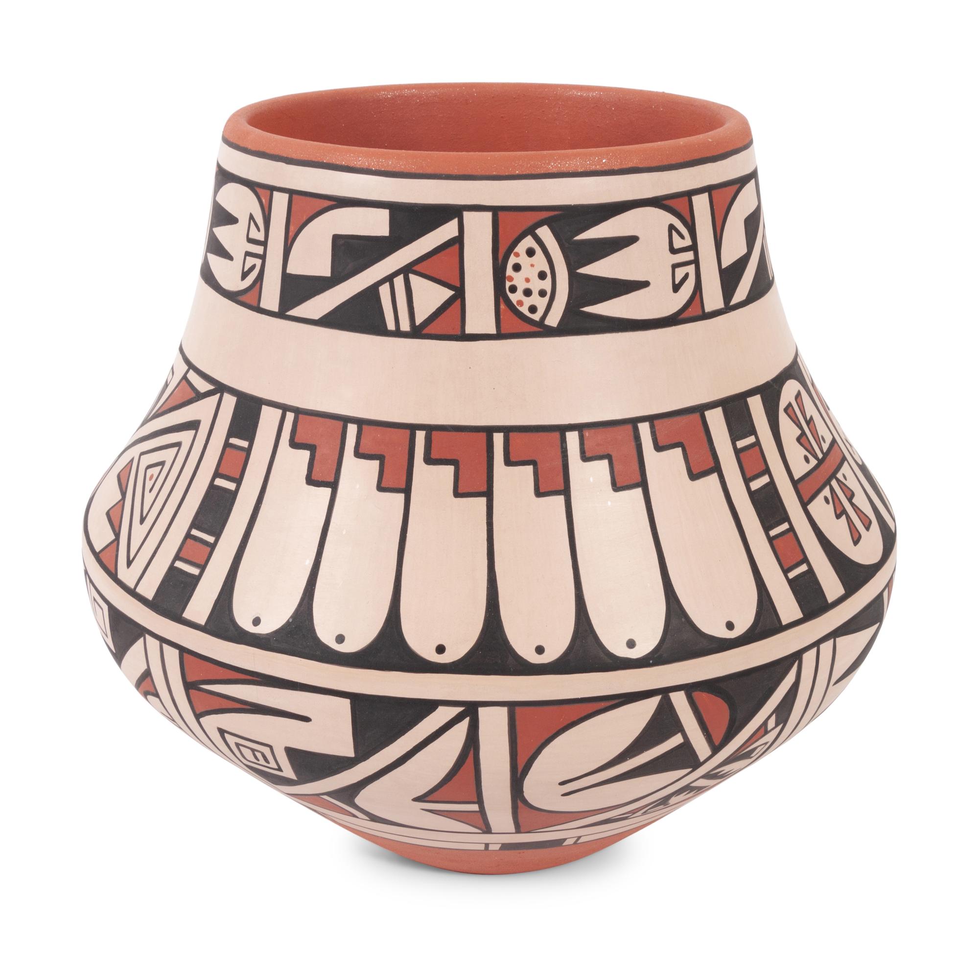 Polychrome Pottery Jar