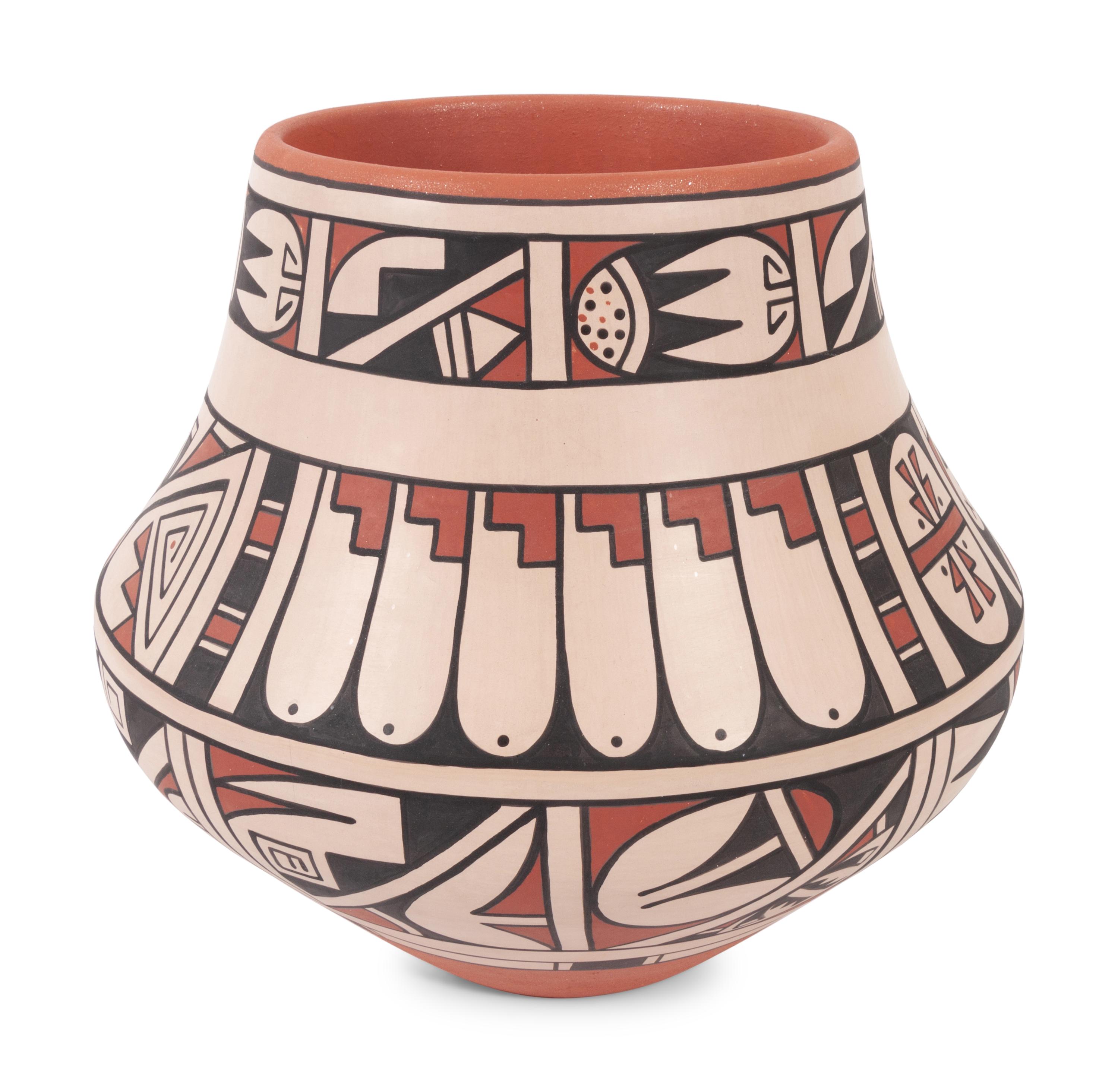 Polychrome Pottery Jar