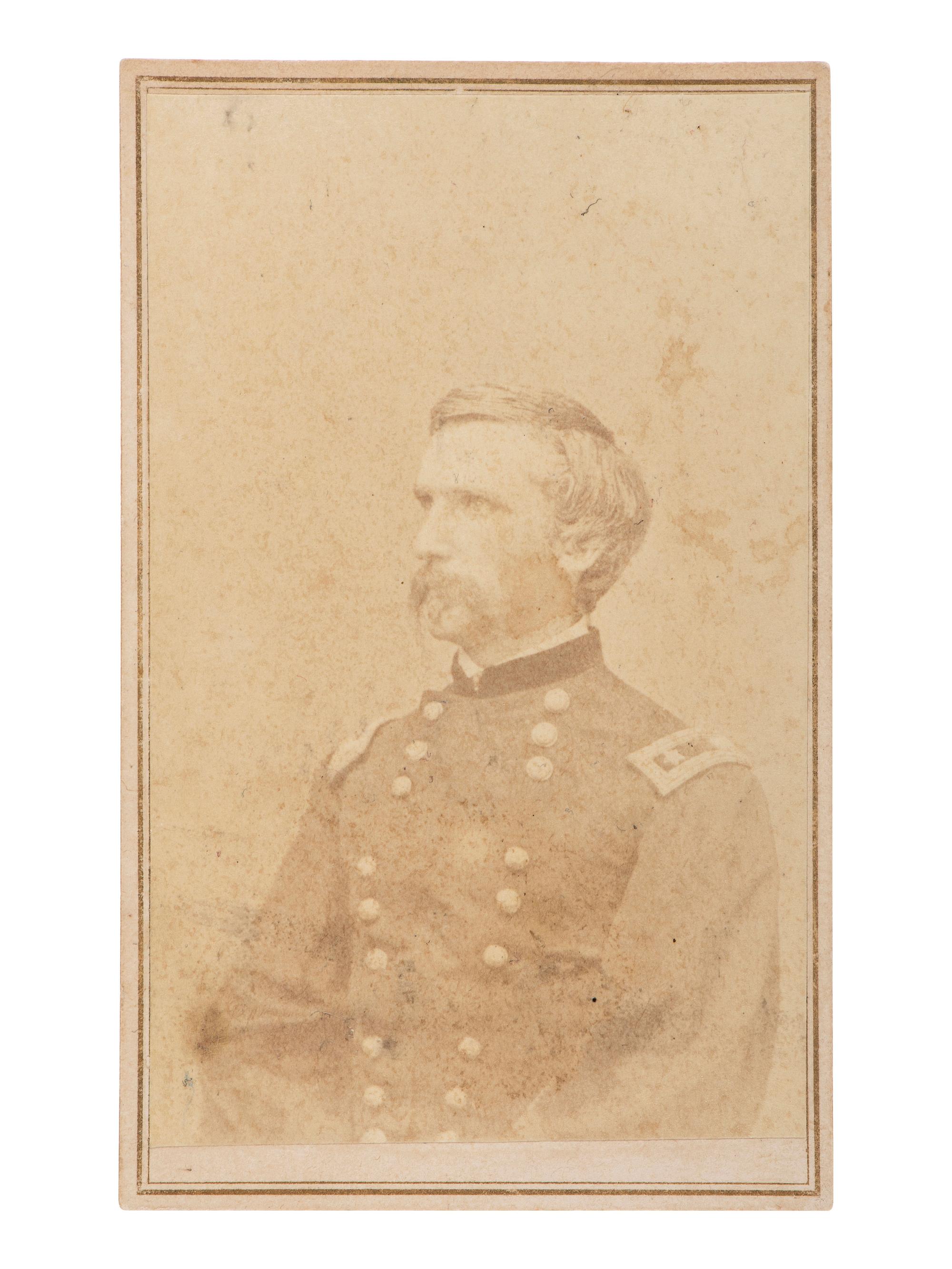 [CIVIL WAR - CHAMBERLAIN, JOSHUA L. (1828-1914)]. Period copy CDV of Joshua Chamberlain as major general, MOH Gettysburg.