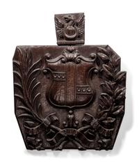 A Carved Oak Coat of Arms