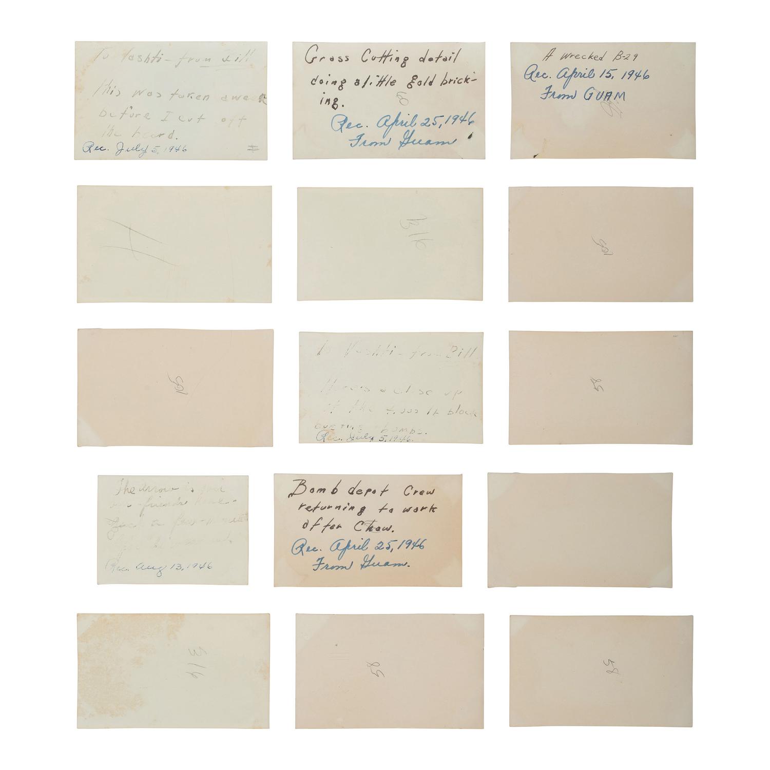 [African Americana] [World War II] Group of 112 Photographs and More Assembled by Corp. William H. Hobbs, Jr.