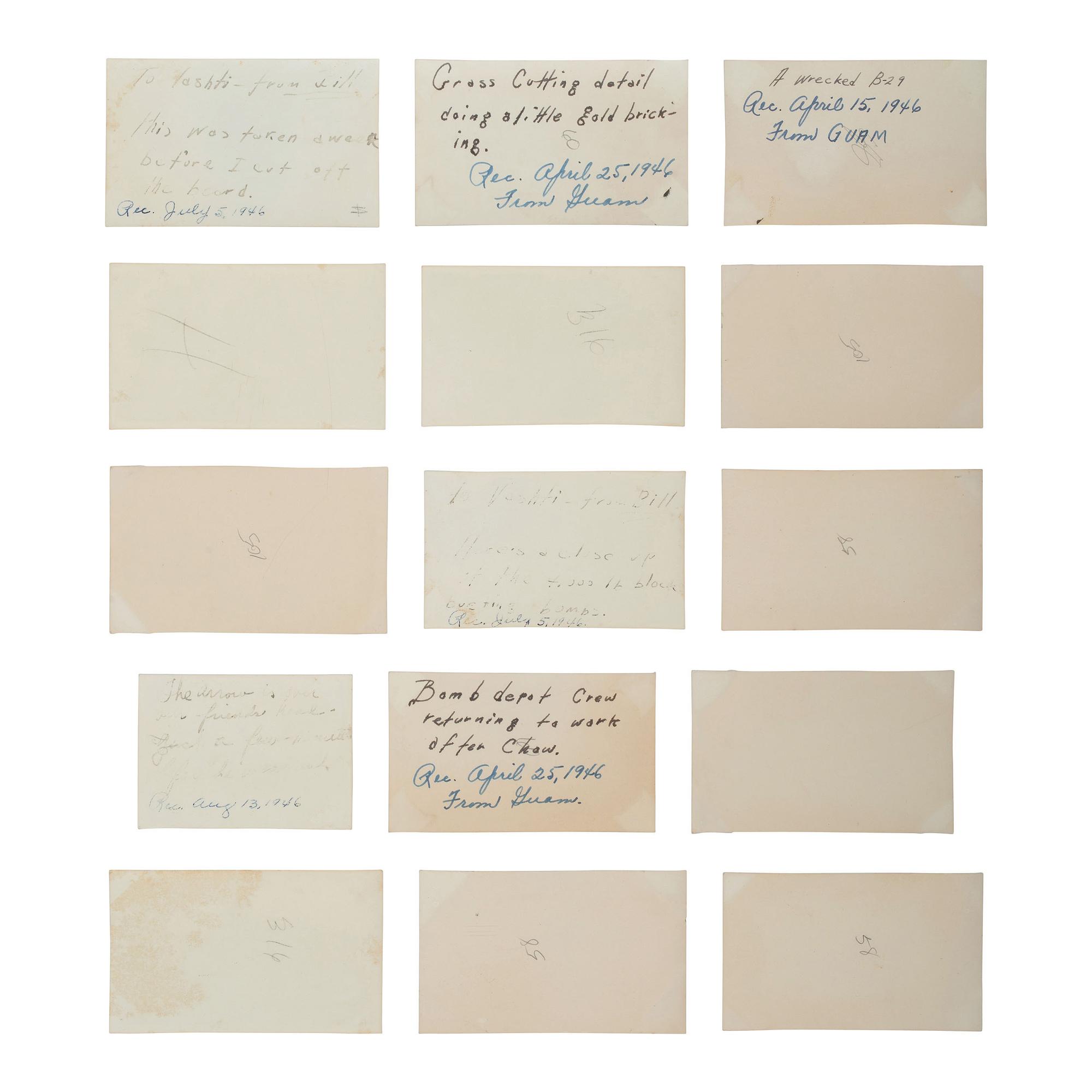 [African Americana] [World War II] Group of 112 Photographs and More Assembled by Corp. William H. Hobbs, Jr.