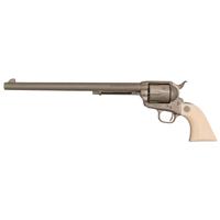 *Nickel Colt Buntline Special 44-40 Single Action Army Revolver in Cardboard Box