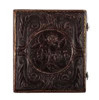 [EARLY PHOTOGRAPHY]. A group of 4 daguerreotype and ambrotype portraits of babies and children, highlighted by a fine daguerreotype featuring a mother and her child, comprising: