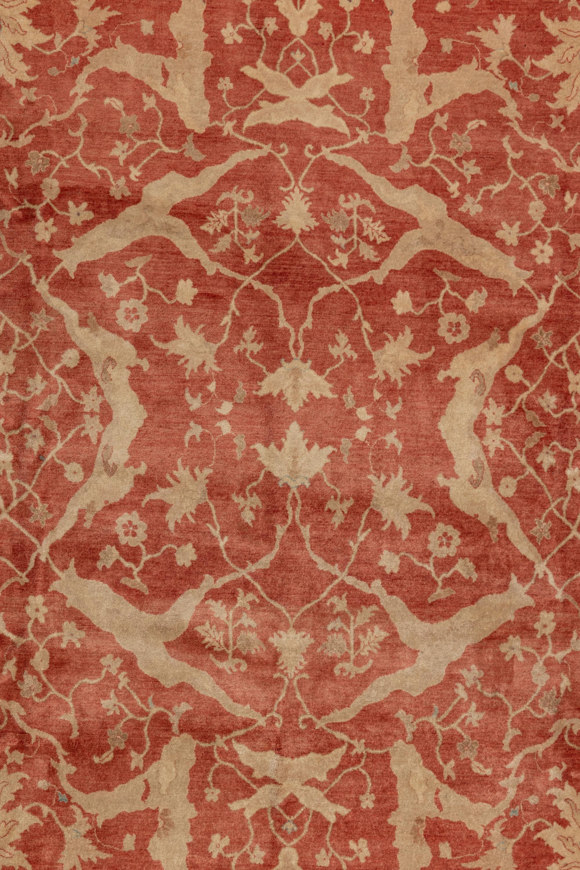 An Indo-Tabriz Wool Rug