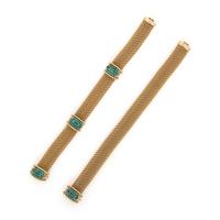 Yellow Gold and Turquoise Convertible Necklace