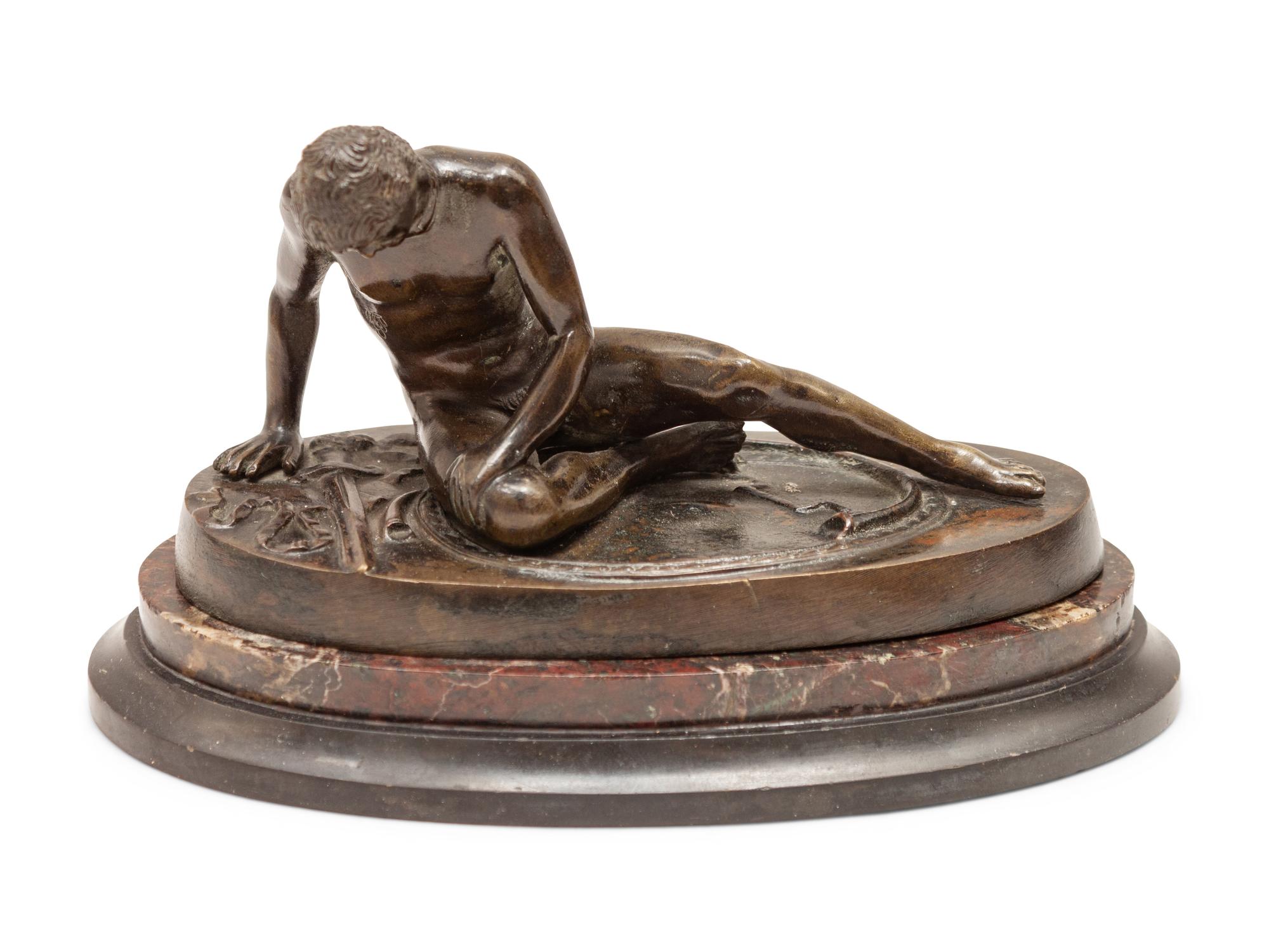 A Grand Tour Bronze Model of the Dying Gaul