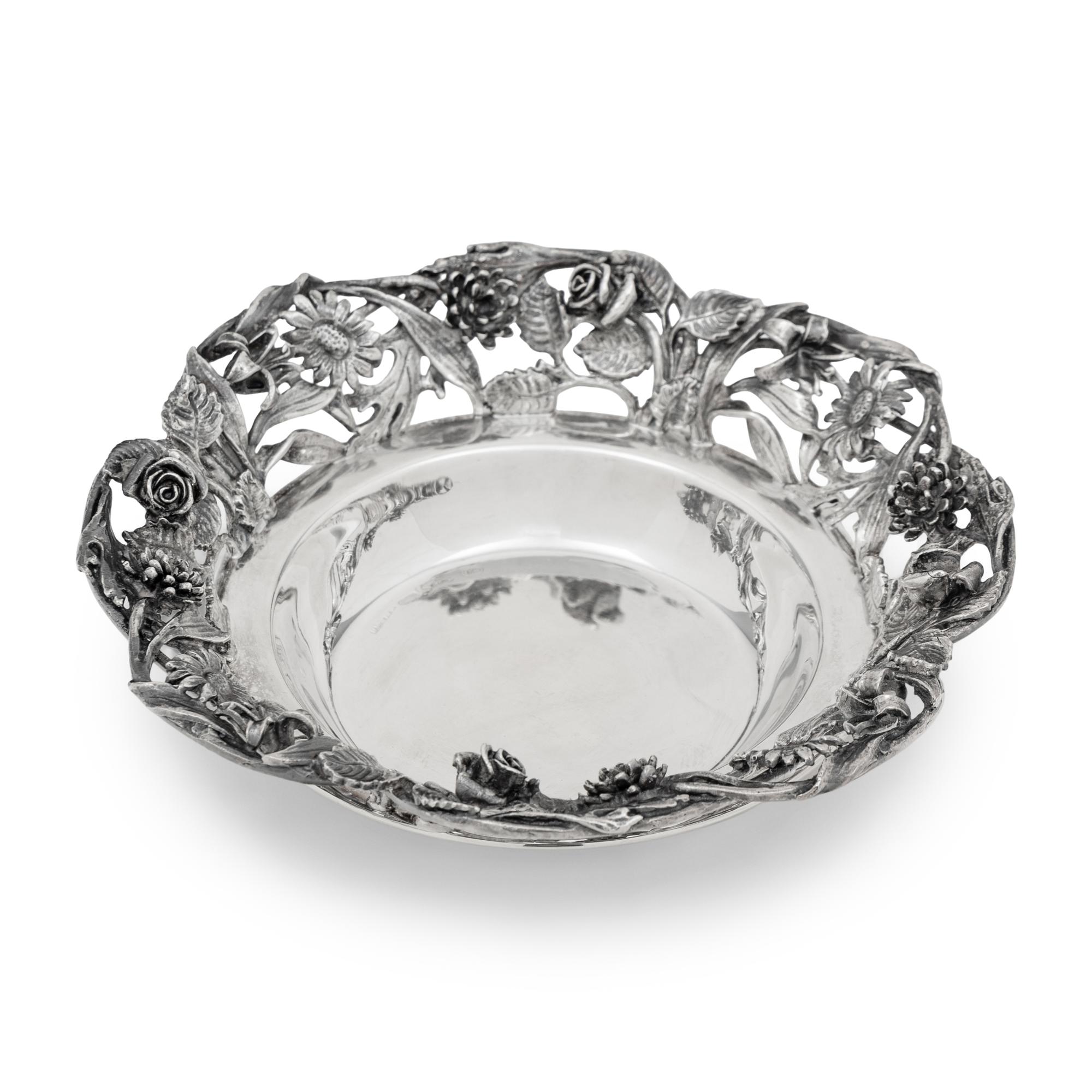 An Italian Silver Dish