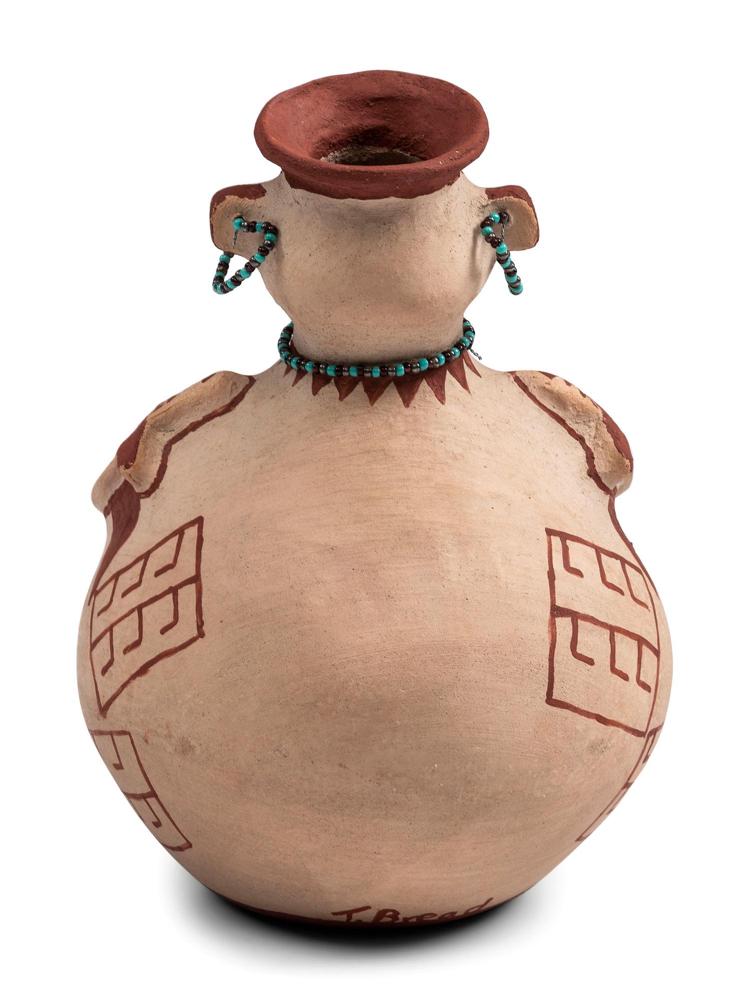 Figural Pottery Vase