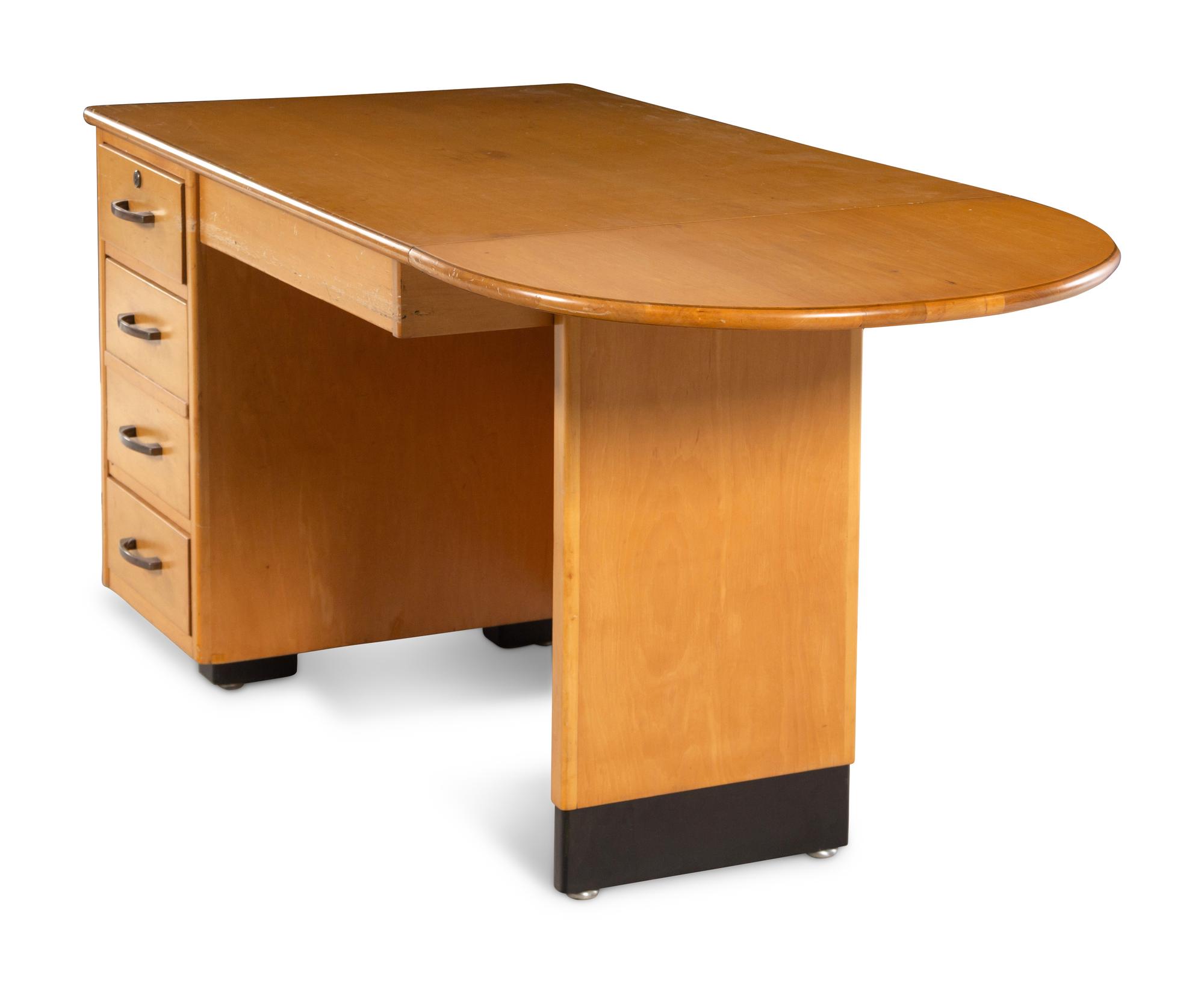 A Modernist Drop-Leaf Desk