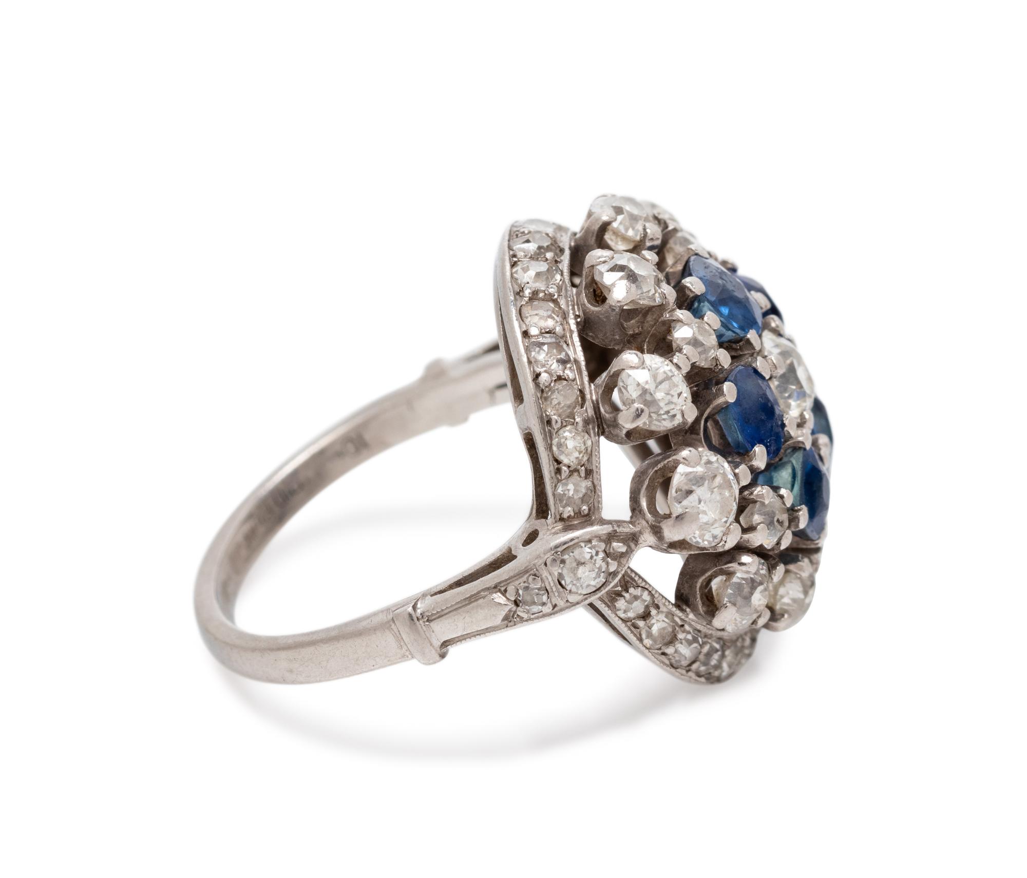 SAPPHIRE AND DIAMOND RING