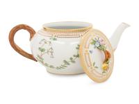 A Royal Copenhagen Flora Danica Porcelain Teapot