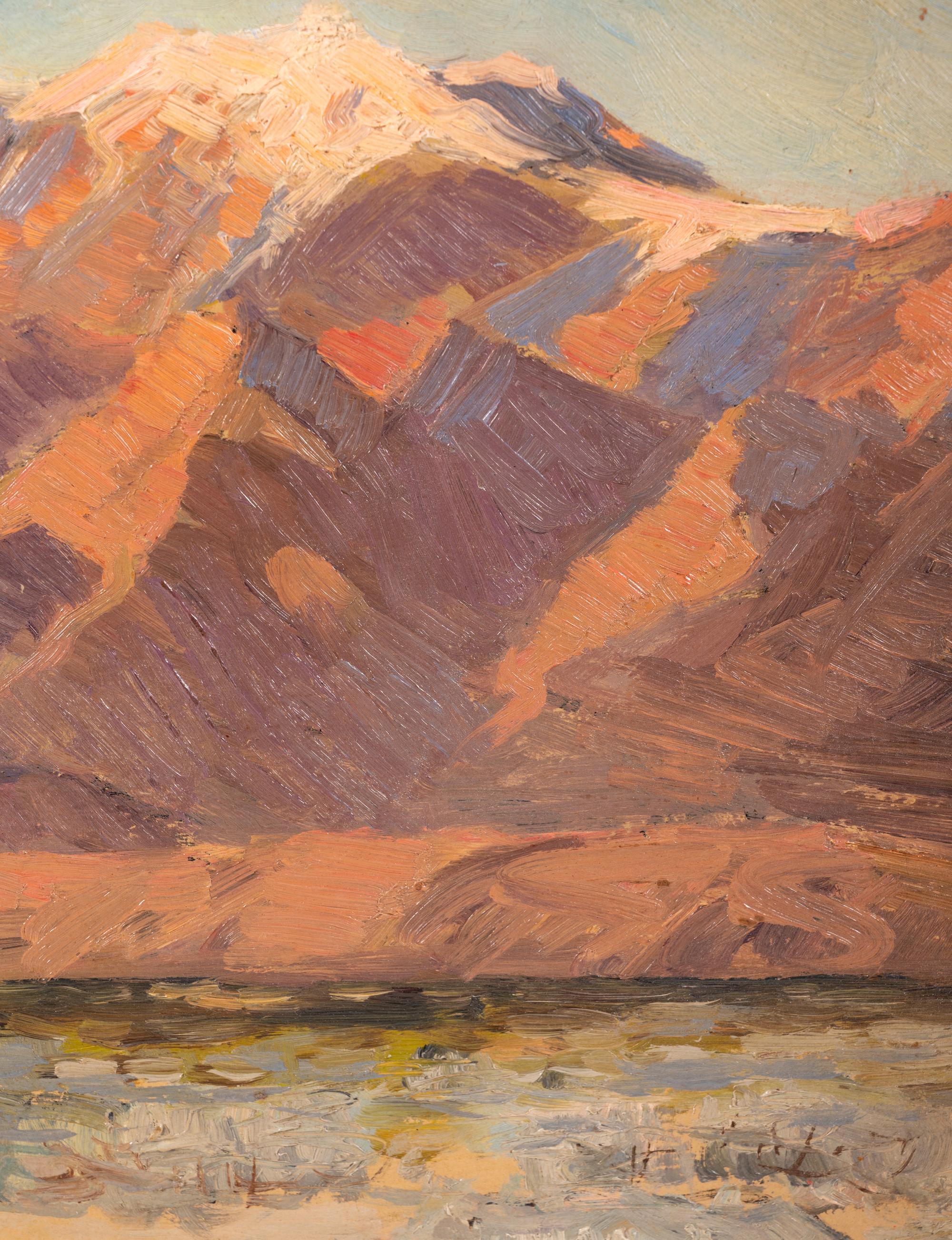 Evening in Desert