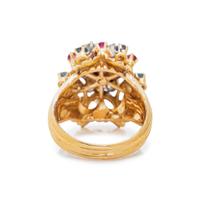 DIAMOND AND MULTIGEM RING
