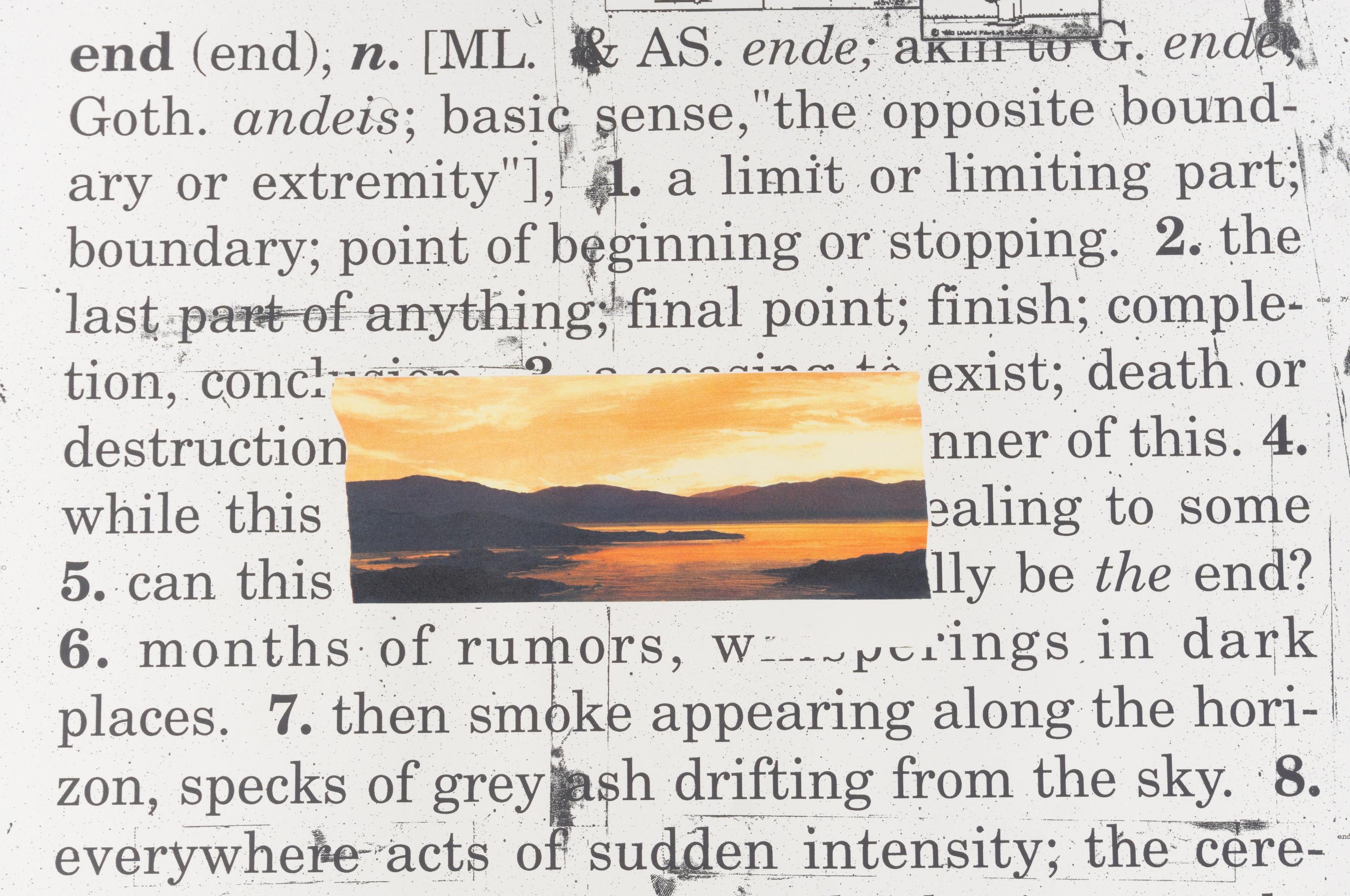 End (from the Landfall Press 30th Anniversary portfolio)