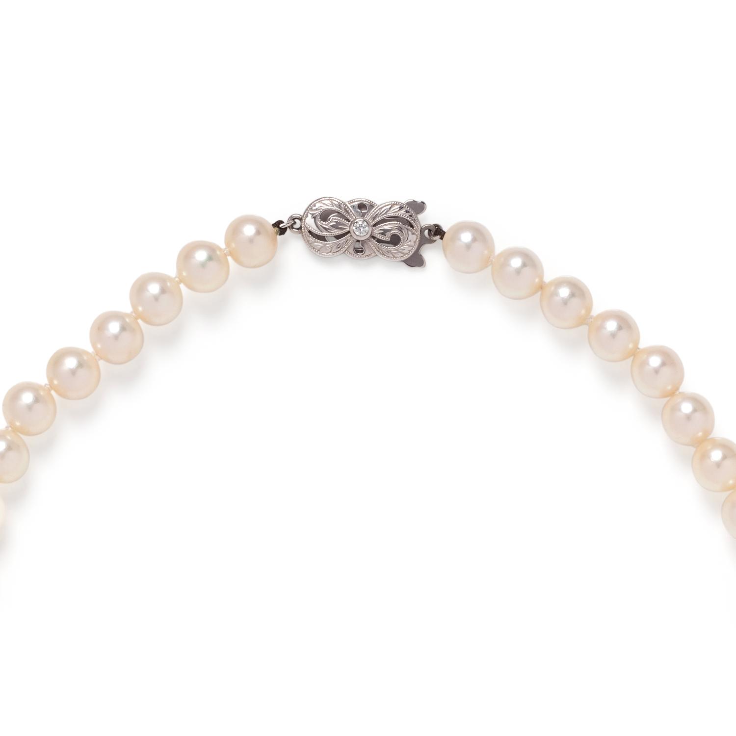 MIKIMOTO, CULTURED PEARL NECKLACE