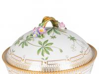 A Royal Copenhagen Flora Danica Porcelain Covered Vegetable Dish