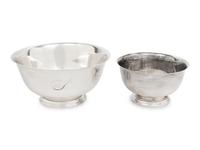 Two American Silver Revere Bowls