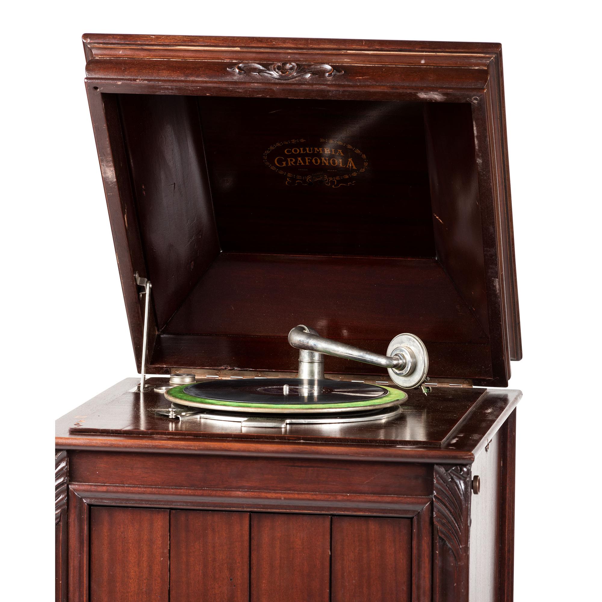 A Columbia Grafonola Stereo Cabinet