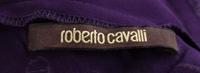 A Roberto Cavalli Purple Floral Embellished Halter Gown, Clutch: 7.5" x 4.75" x 1".