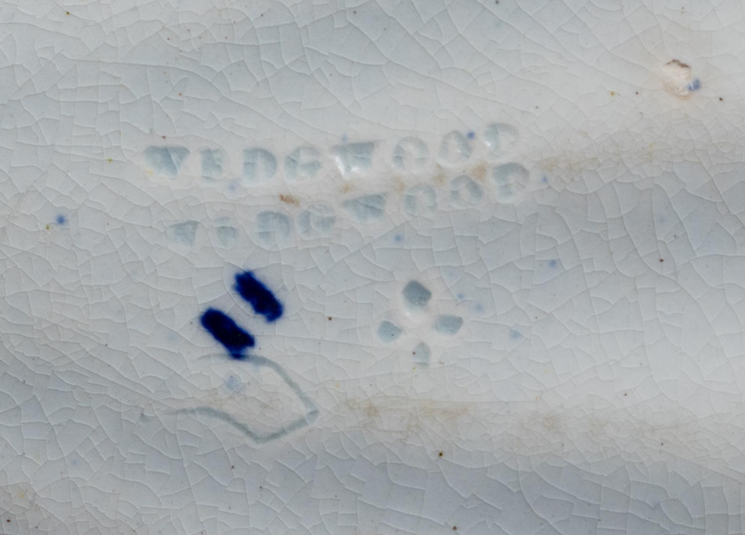 A Collection of Blue and White Wedgwood Table Articles