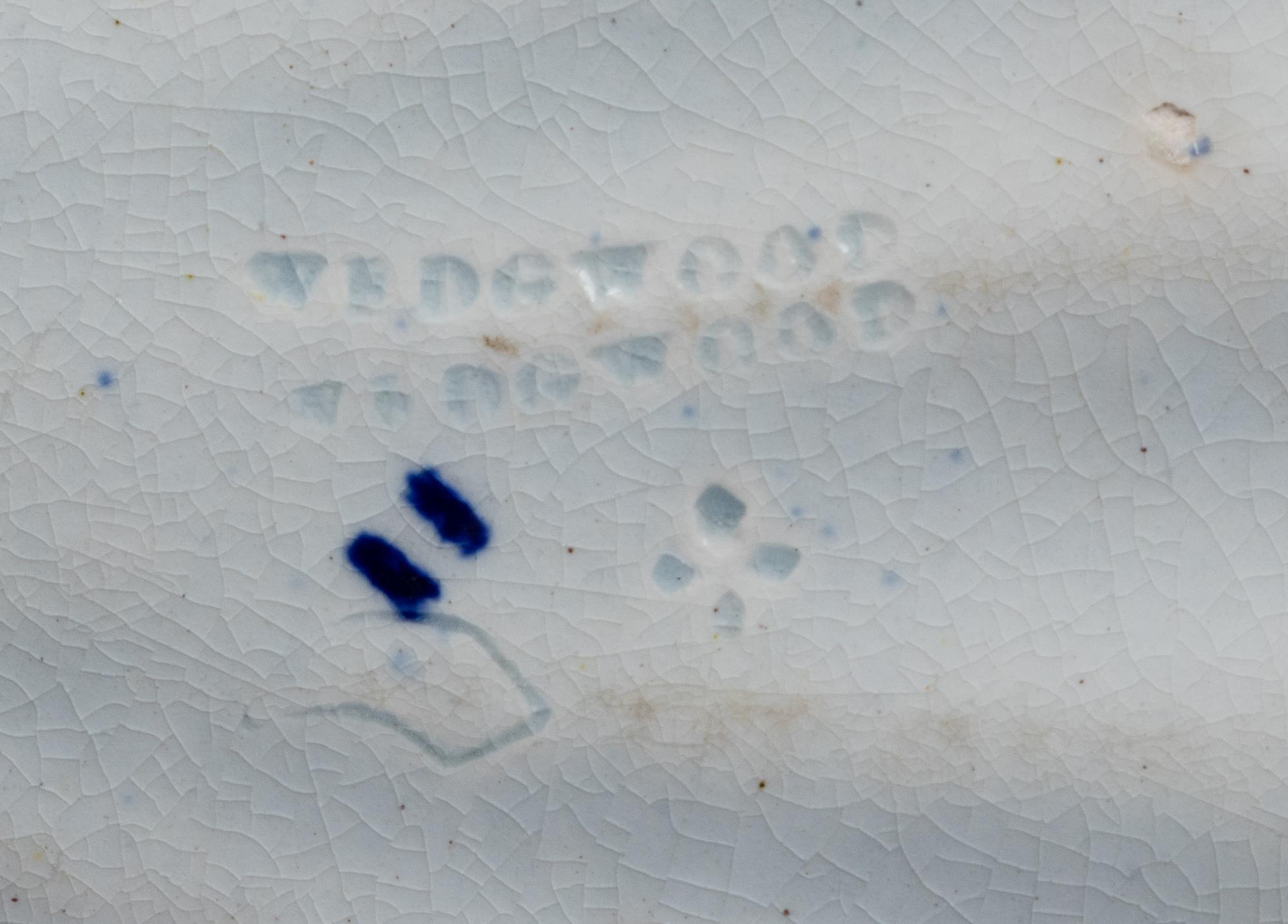 A Collection of Blue and White Wedgwood Table Articles