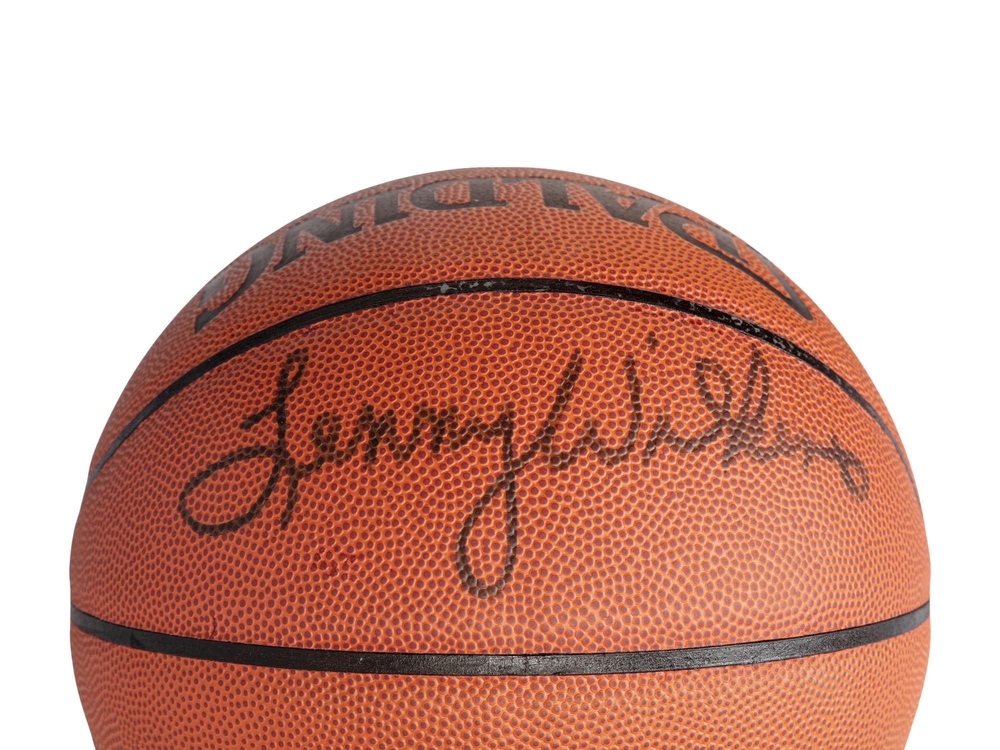 A Collection of Basketball Hall of Fame Signed Items (JSA)