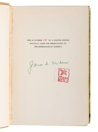 MICHENER, James A. (1907-1997). A group of 7 works by Michener, MOST FIRST EDITION, comprising:
