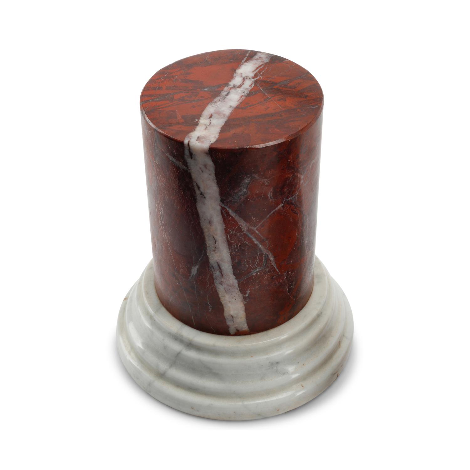A Group of Italian Grand Tour Style Marble Miniature Columns