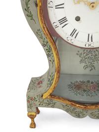 A Louis XV Painted Bracket Clock