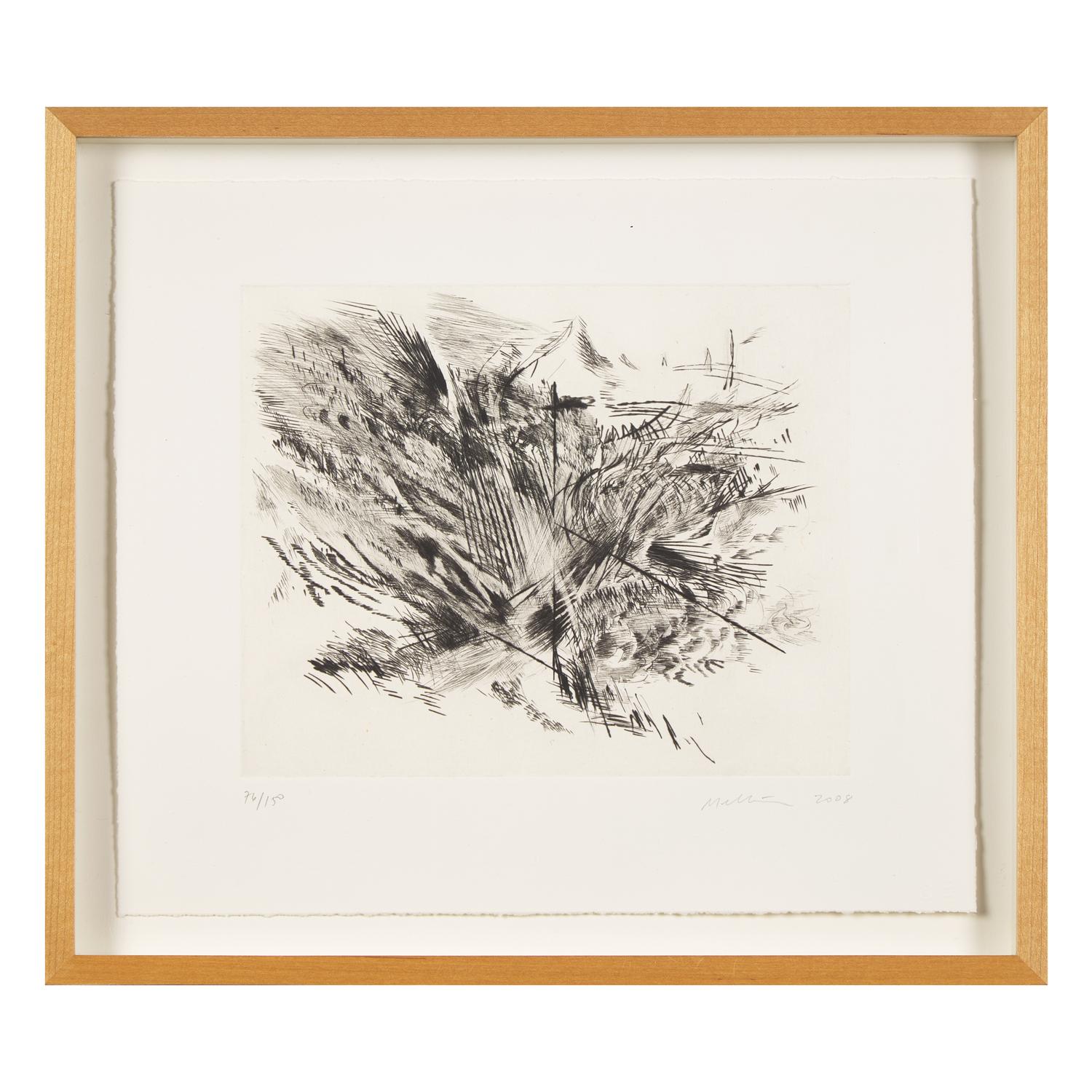 Julie Mehretu (Ethiopian, b. 1970) — Untitled I (Amulets) (from Artists for Obama ), 2008