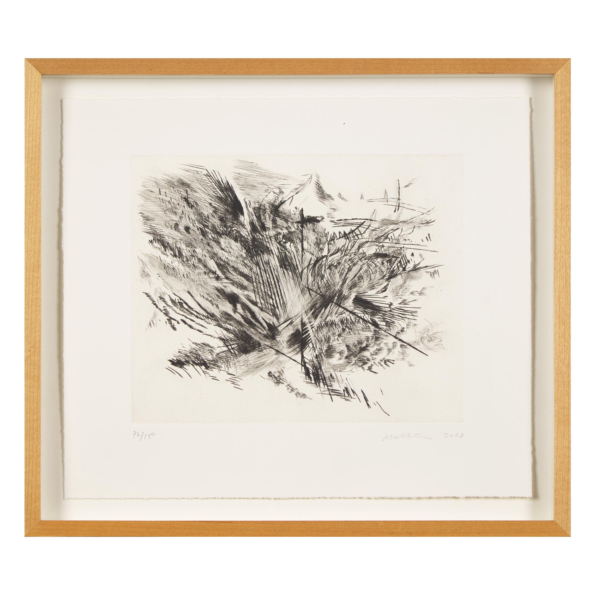 Julie Mehretu (Ethiopian, b. 1970) — Untitled I (Amulets) (from Artists for Obama ), 2008