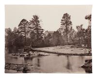 [CIVIL WAR]. Three albumen prints of Virginia, unidentified photographer.