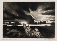 Riders at Sundown , Artist's Proof