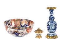 Three Asian Porcelain Articles