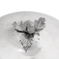 A Silver-Plate Tureen with a Strawberry Finial
