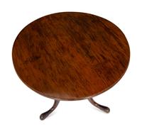A George III Mahogany Tilt-Top Table