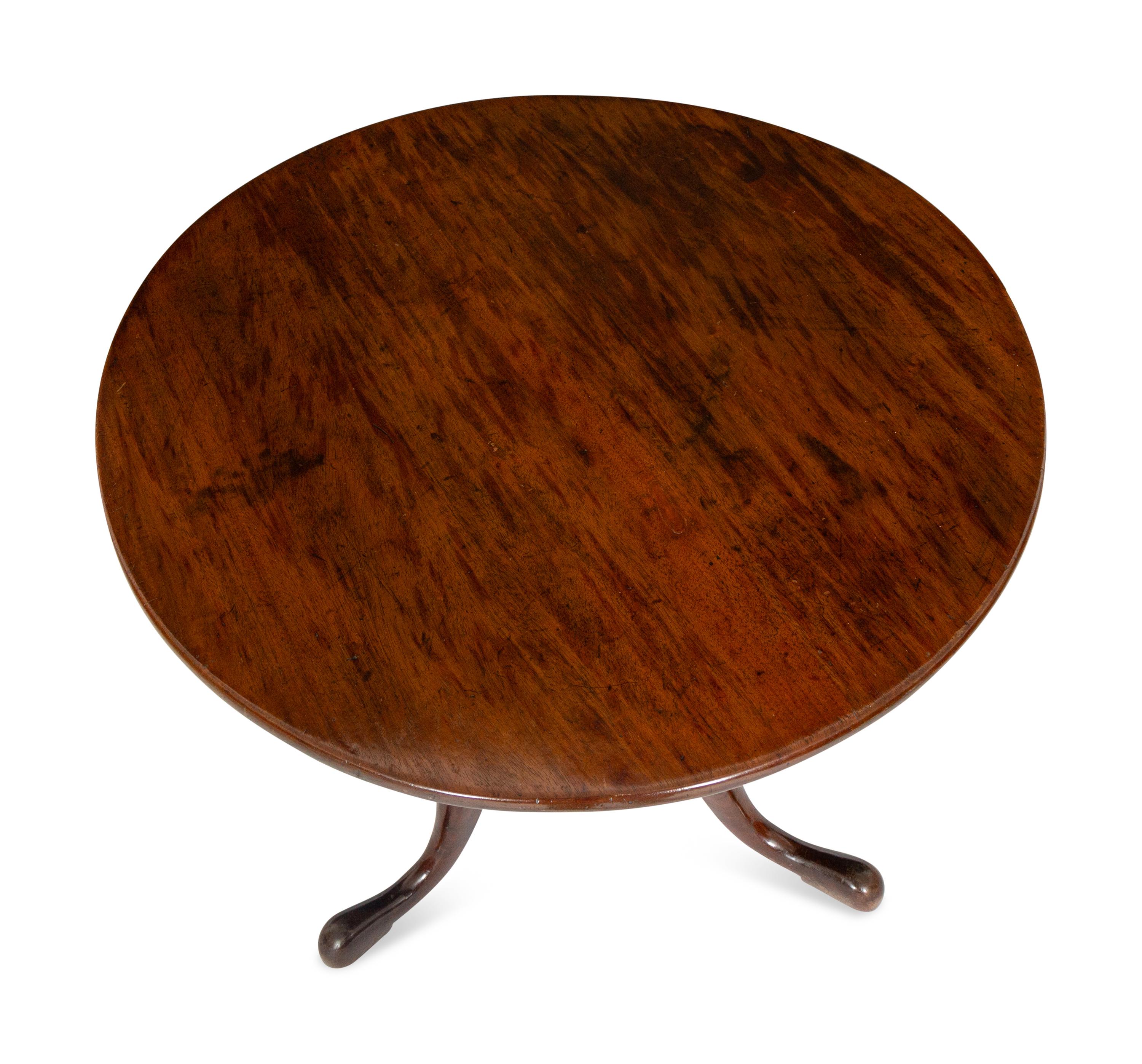 A George III Mahogany Tilt-Top Table