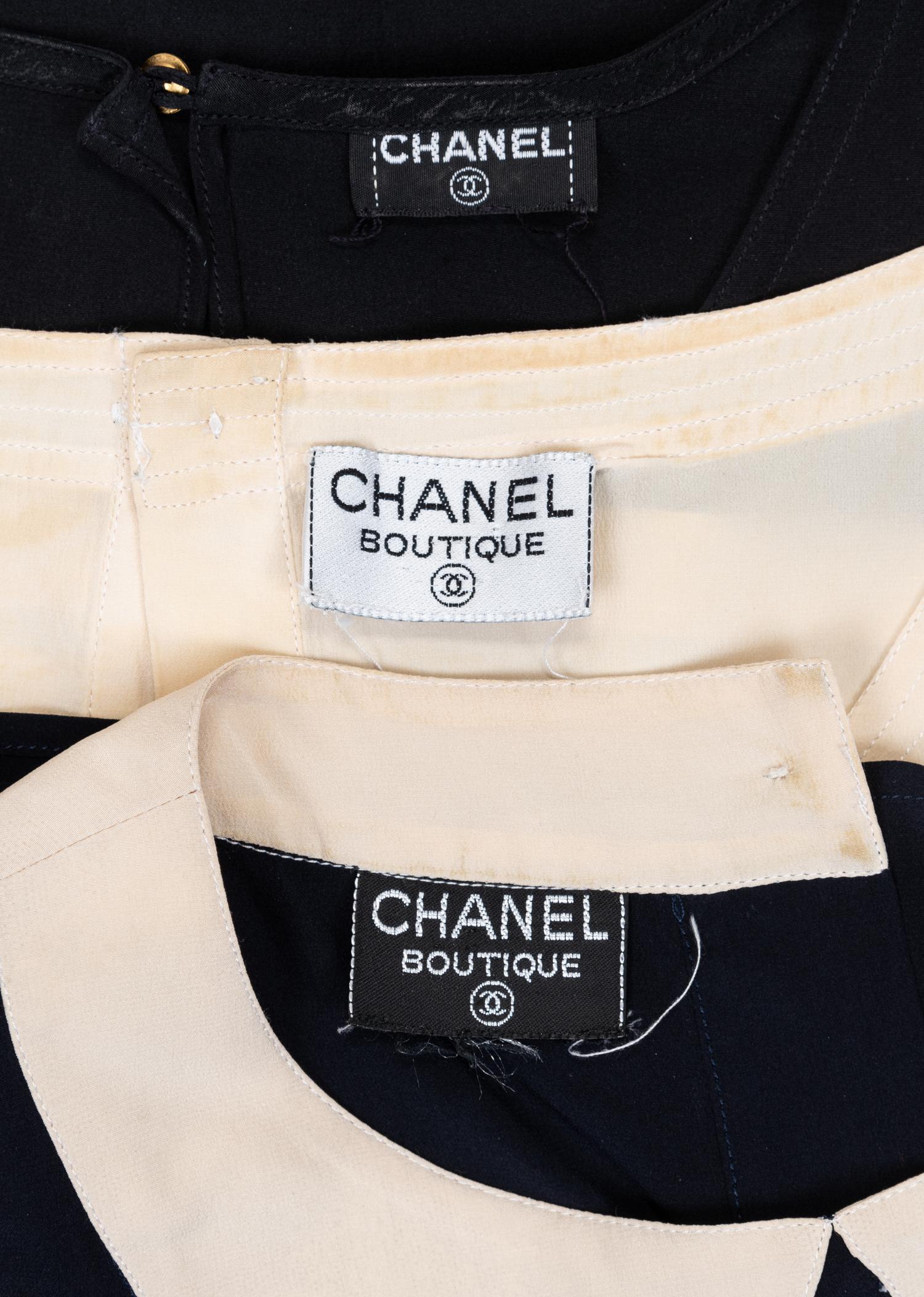 Three Chanel Tops, 1980-90s