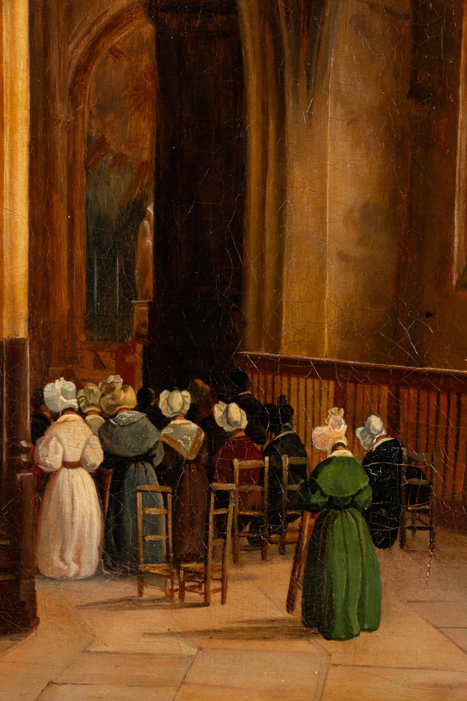 Gothic Church Interior , c. 1830