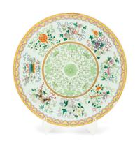 A Chinese Famille Rose 'Bajixiang' Porcelain Plate