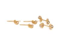 TIFFANY & CO., SCHLUMBERGER, YELLOW GOLD AND DIAMOND CORNUCOPIA DRESS SET