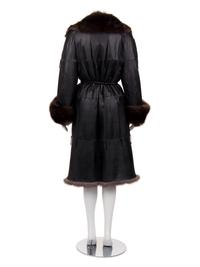 Ralph Rucci Pieced Sable Coat with a Smoothed and Blackened Suede Exterior, 2014