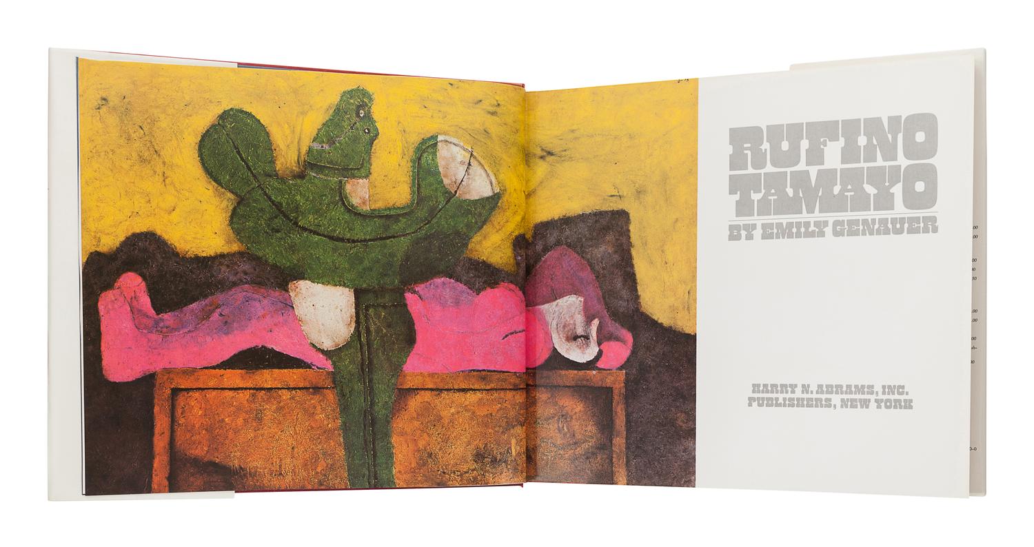 [TAMAYO, Rufino (1899-1991)]. GENAUER, Emily. Rufino Tamayo . New York: Harry N. Abrams, Inc., 1974.