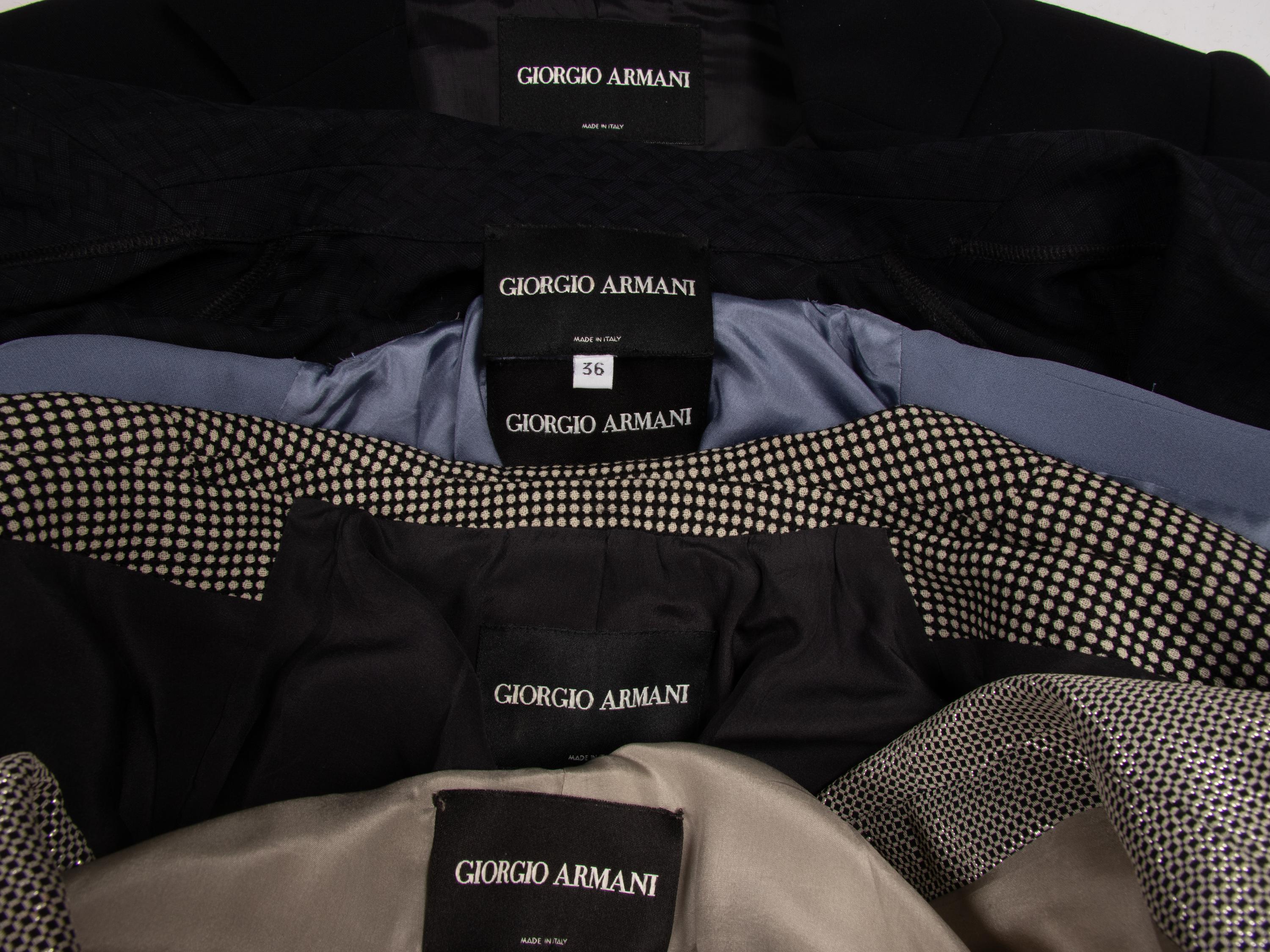 Giorgio Armani, Five Jackets