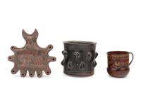 A Group of Three Middle Eastern and Mediterranean-Style Decorative Objects