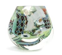 An American Studio Glass Sculpture, Richard Ritter (b. 1940) Height 7 3/4 inches.