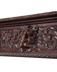 A French Renaissance Revival Carved Oak Small Server