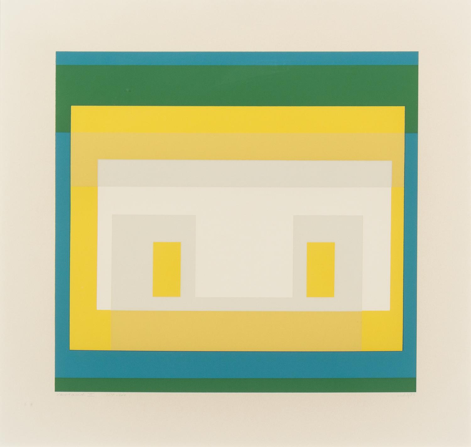 Josef Albers, (American, 1888-1976), Variant II (from Ten Variants), 1966