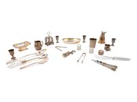 A Collection of Silver-Plate Table and Flatware Articles